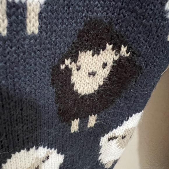 NWOT - Navy Sheep Sweater - XS - Picture 2 of 6